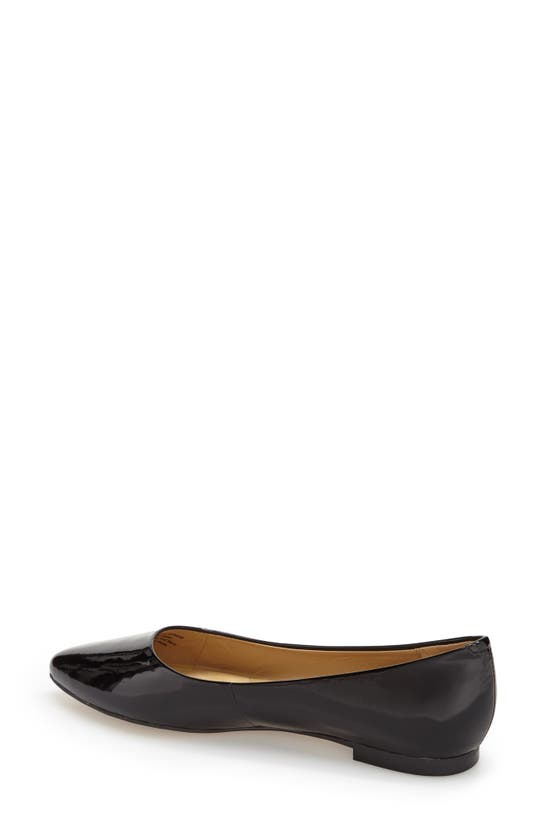 Shop Trotters Estee Ballet Flat In Black Patent