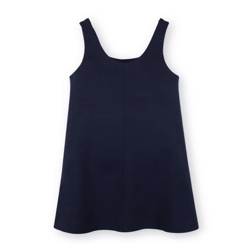 Hope & Henry Girls' Ponte Jumper, Toddler In Navy