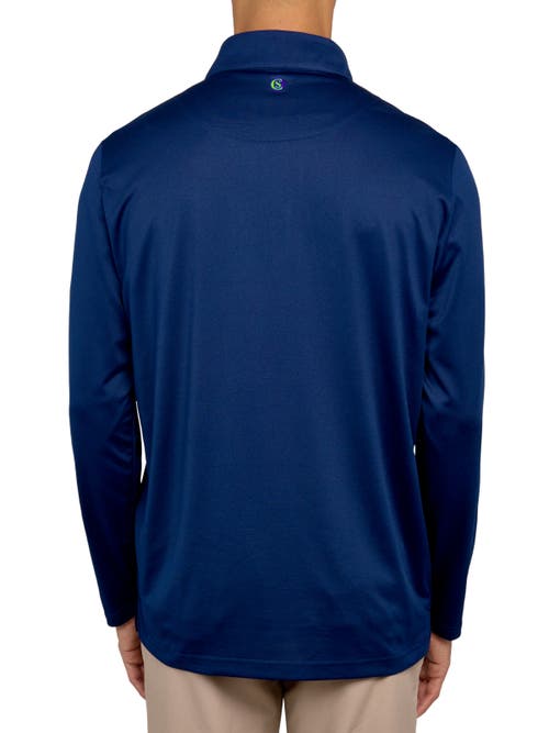 Construct Con.struct Melange Performance Quarter Zip In Navy