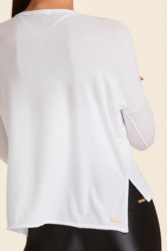 Alala Long Sleeve Breakers Tee In White