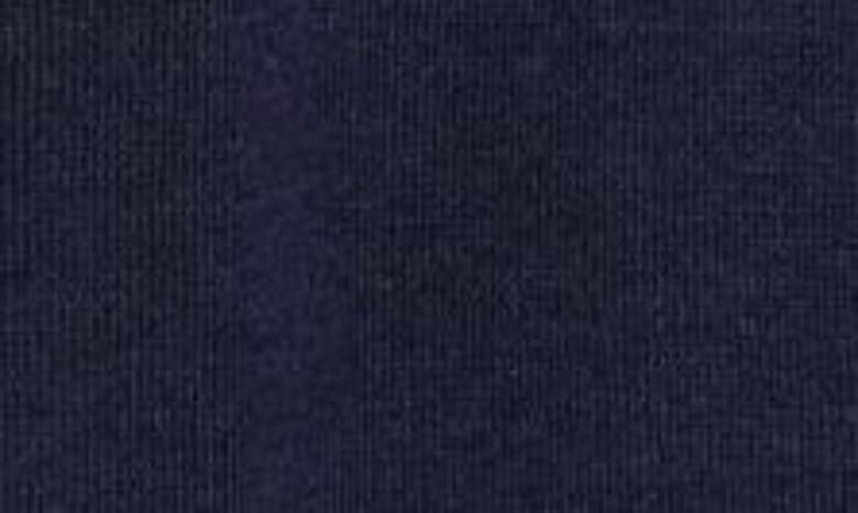 Shop Halogen Side Slit Linen Blend Cardigan In Classic Navy