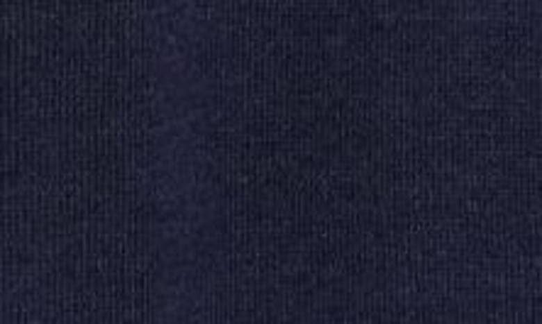 Halogen Side Slit Linen Blend Cardigan In Classic Navy