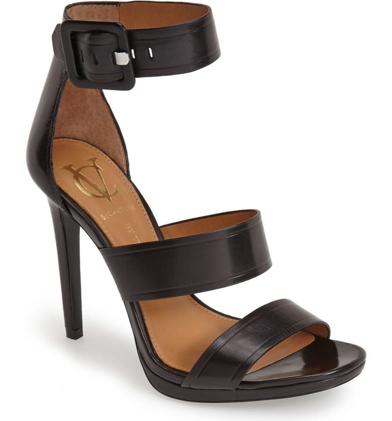 VC Signature 'Sabrina' Leather Ankle Strap Sandal (Women) | Nordstrom