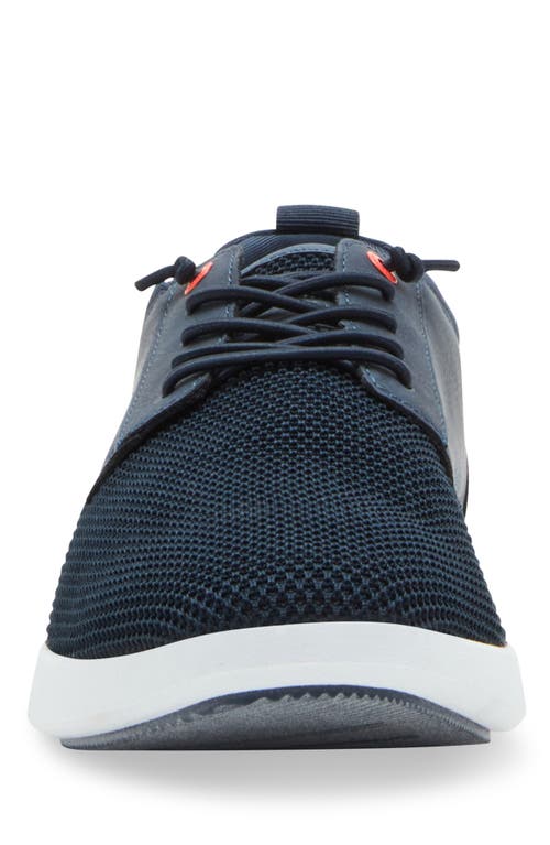 Steve Madden Victor Knit Derby In Navy
