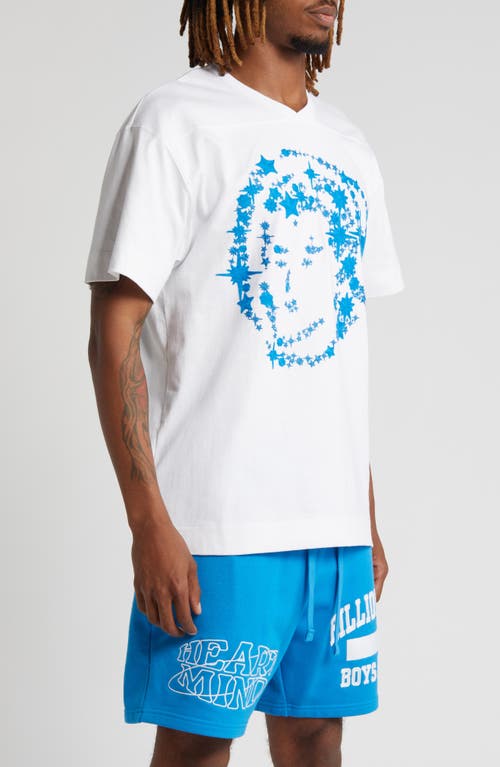 Shop Billionaire Boys Club Heart & Mind Club Graphic T-shirt In Bleach White