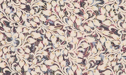 La Fiorentina Tulip Print Pareo In Beige