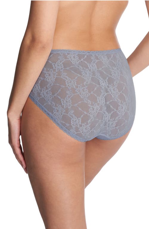 Shop Natori Bliss Allure Lace French Cut Panties In Ocean Storm