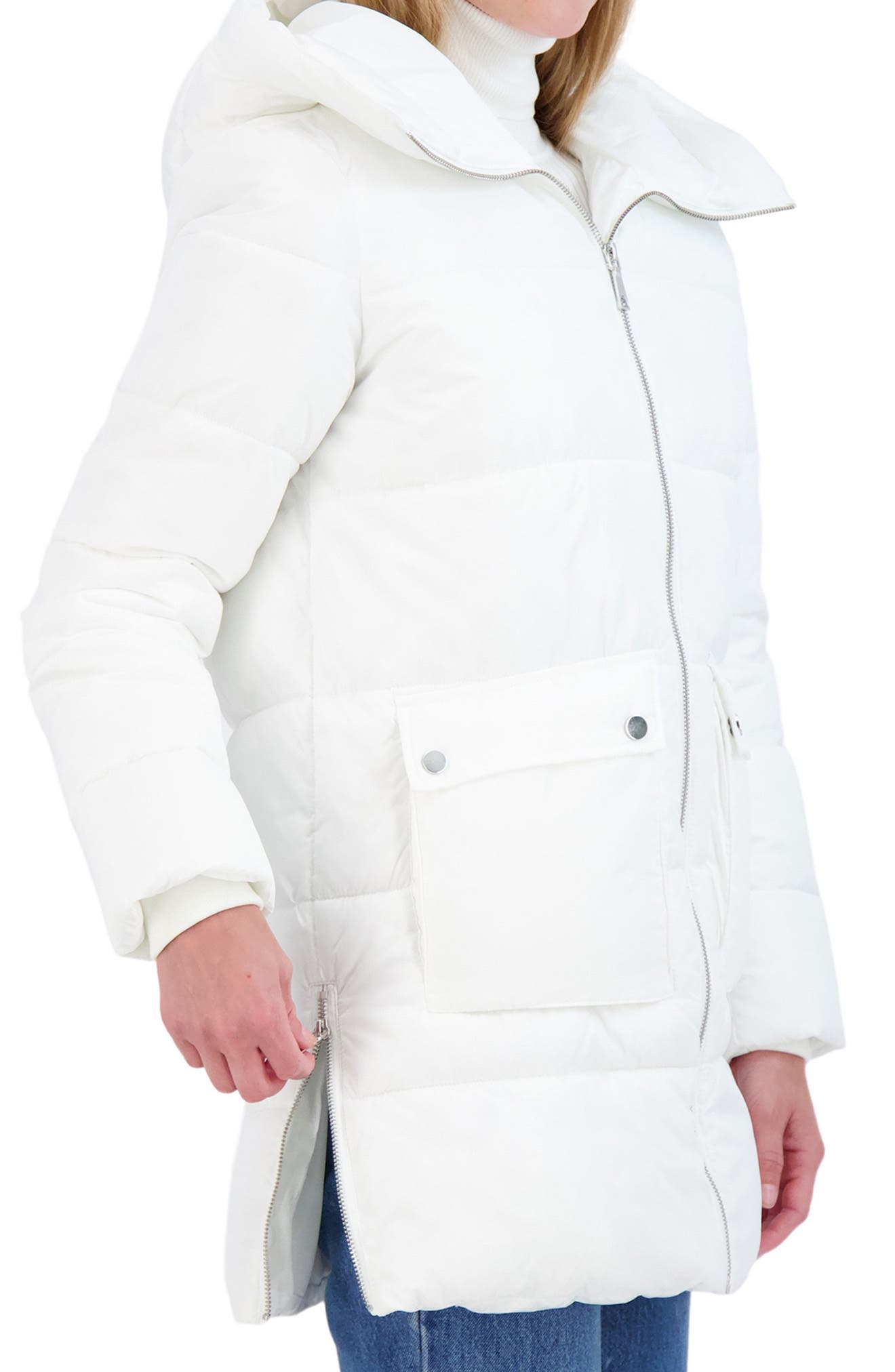 white puffa jackets
