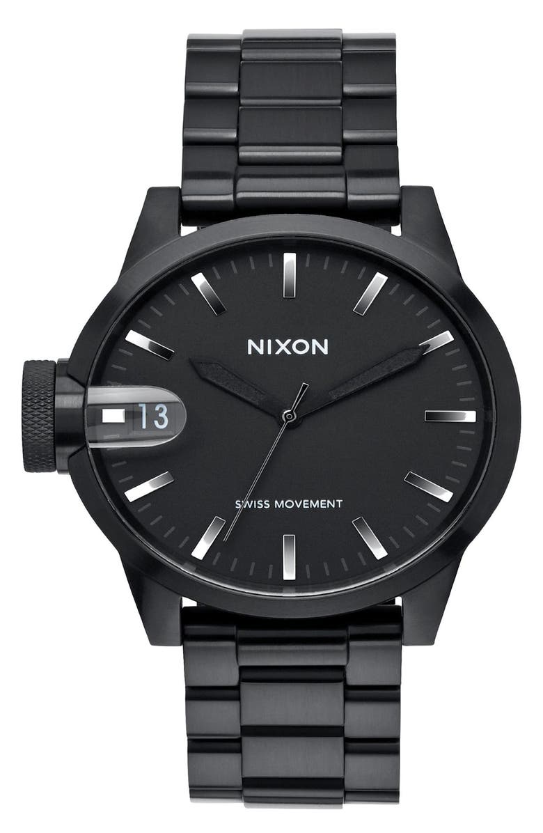 Nixon 'The Chronicle' Bracelet Watch, 44mm | Nordstrom