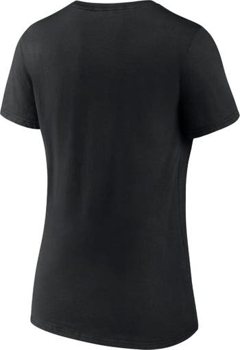 Women's Fanatics Branded Black Los Angeles Kings Authentic Pro V-Neck T- Shirt