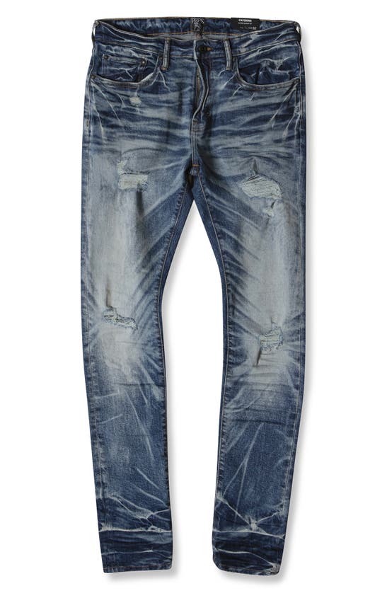 Shop Prps Cayenne Gullet Ripped Super Skinny Jeans In Indigo