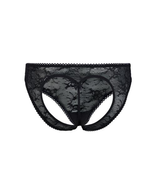 Shop Adore Me Amore Cheeky Panties In Black