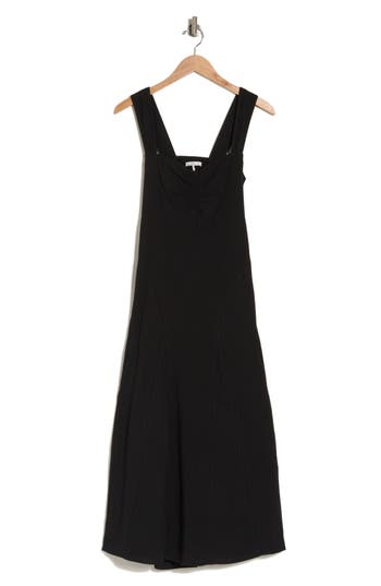 Shop Stitchdrop Bae Shore Sleeveless Midi Dress In Black