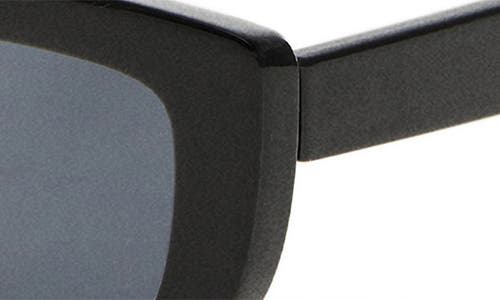 Shop Mango Retro Sunglasses In Black