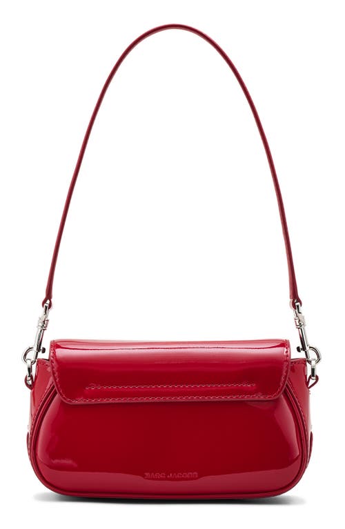 Shop Marc Jacobs The Patent Leather Clover Shoulder Bag In Siren