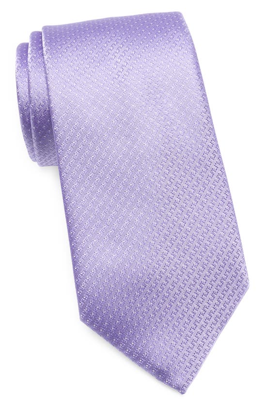 Shop Calvin Klein River Satin Tie In Purple