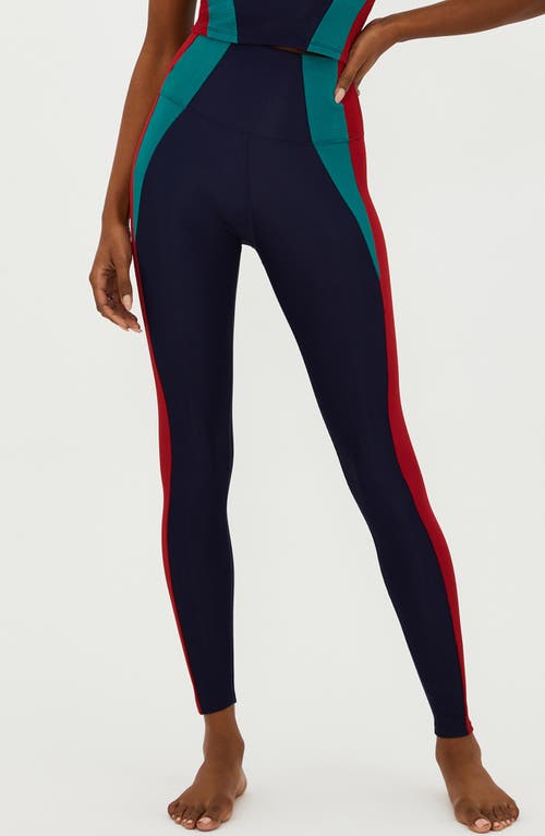 Shop Beach Riot Marty Colorblock Leggings In Ultramarine Colorblock