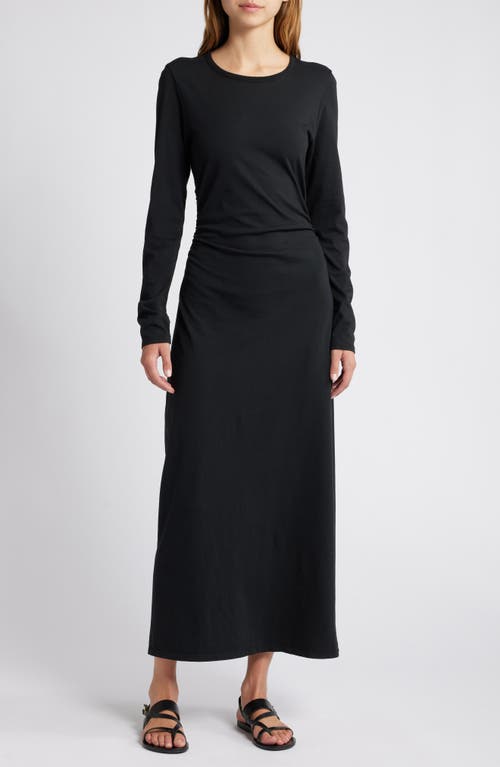 Xirena Xírena Wiley Long Sleeve Maxi Dress In Black