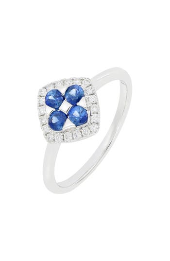 Bony Levy Diamond & Sapphire Ring In White Gold/diamond/sapphire