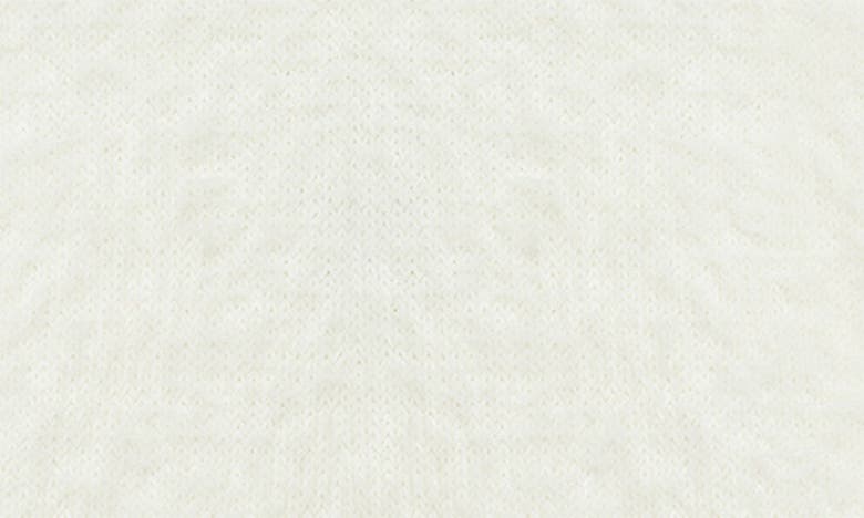 Peek Aren't You Curious Kids' Fuzzy Sweater & Metallic Print Skirt Set In Off-white