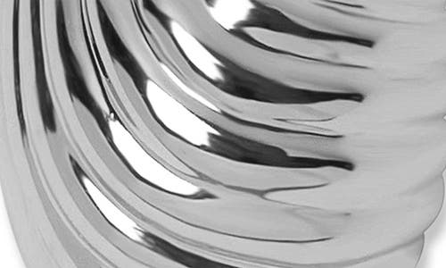 Argento Vivo Sterling Silver Ribbed Ring In Silver