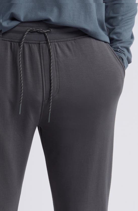 Free Fly Brushed Fleece Joggers In Black Sand