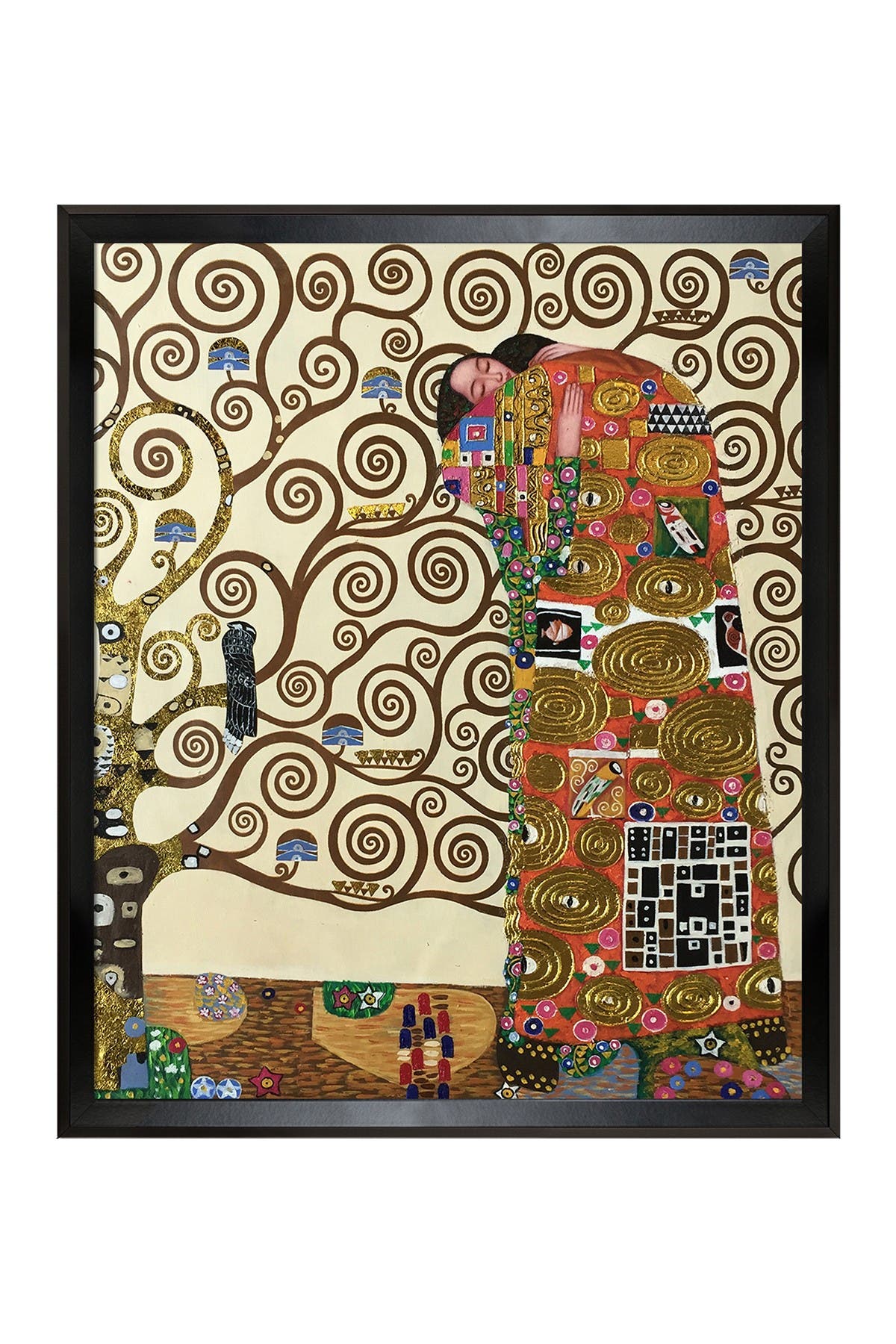 Overstock Art Fulfillment Framed HandPainted Canvas Luxury Wall Art