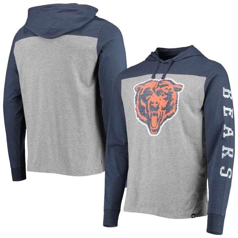 47 Brand Chicago Bears Tee - Heather Gray - X-Large