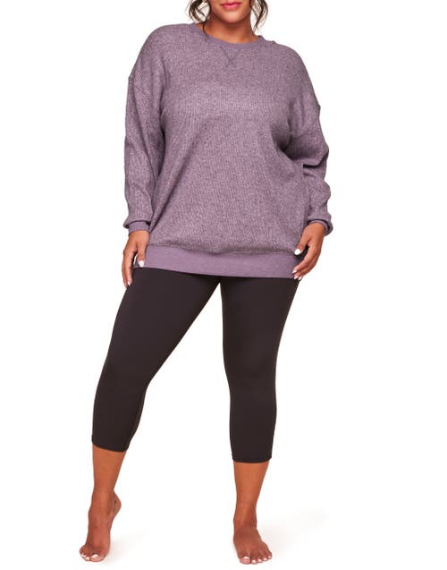 Shop Adore Me Ritza Sweatshirt In Dark Purple