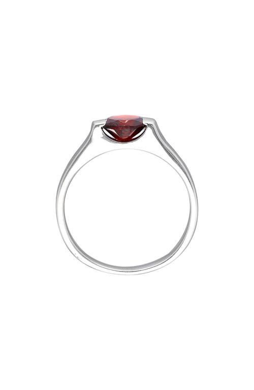 YS GEMS YS GEMS GARNET FLOATING RING