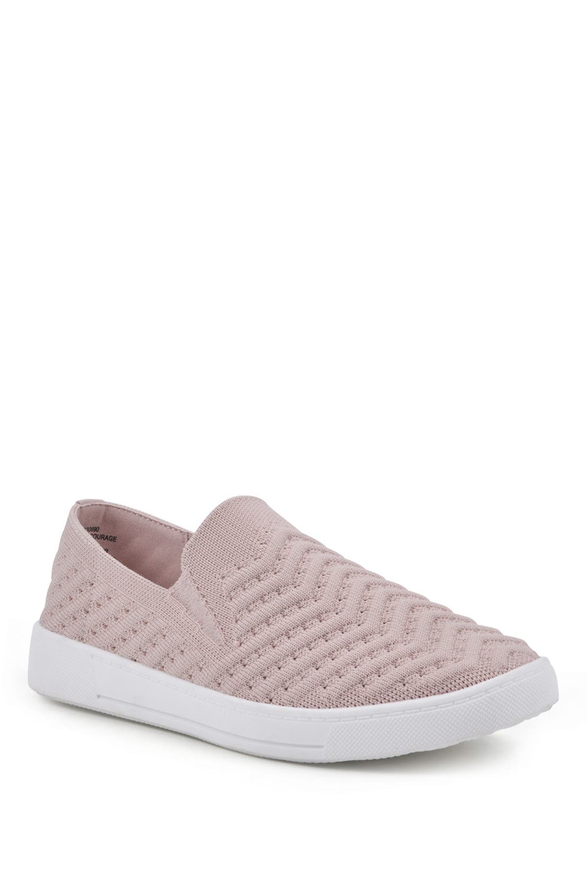 White Mountain Footwear Courage Slip-on Sneaker In Mauve/fabric
