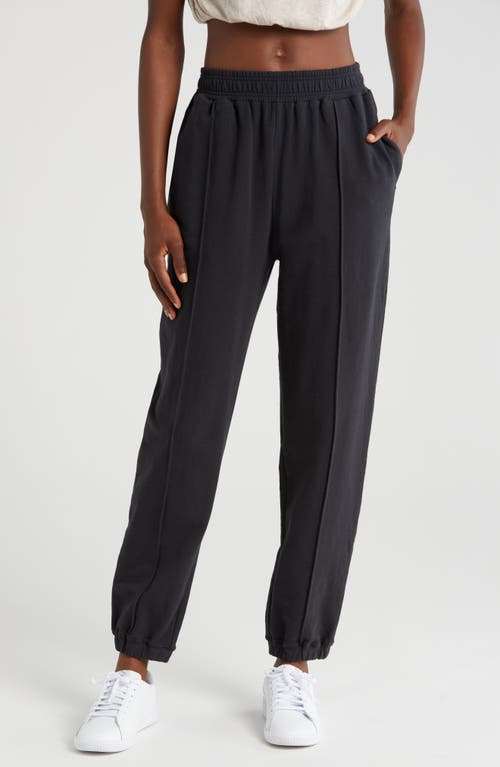 Daughter Lessons Light Work Stretch Cotton Joggers Black at Nordstrom,