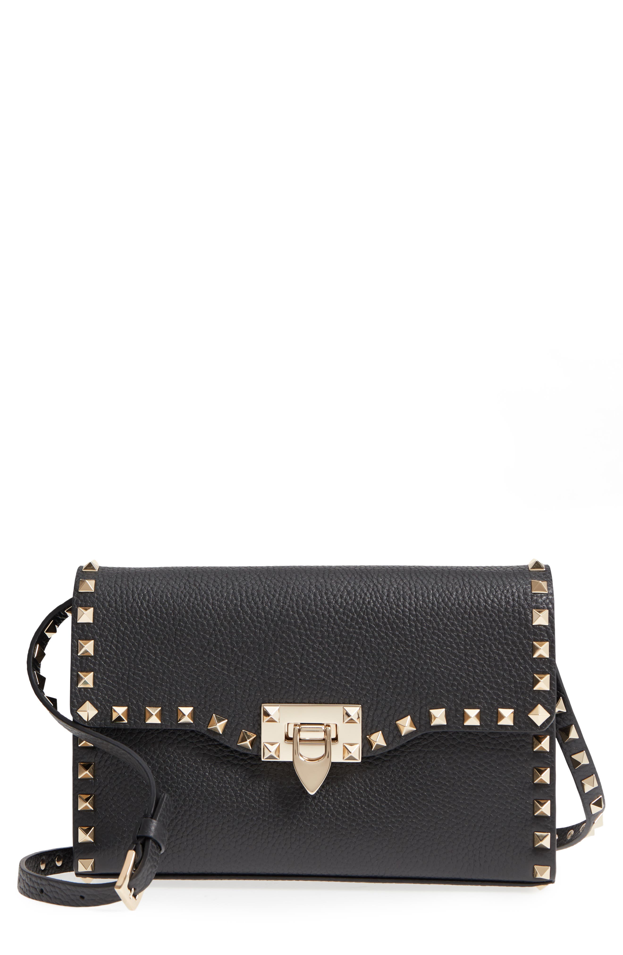 Valentino Garavani Medium Rockstud Leather Crossbody Bag Nordstrom