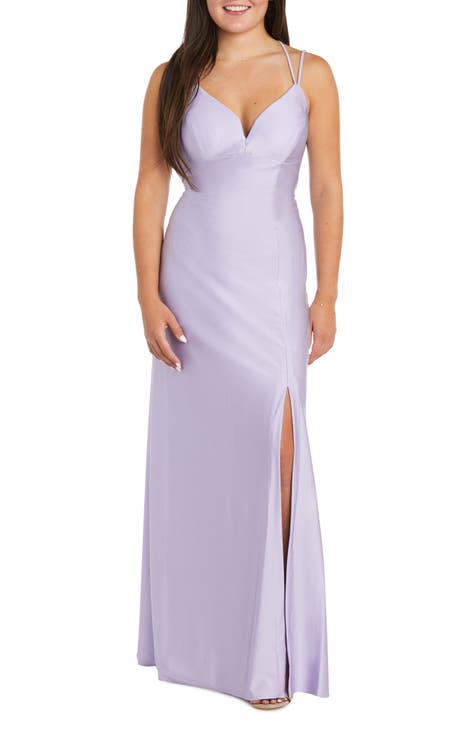 Strappy Tie Back Gown
