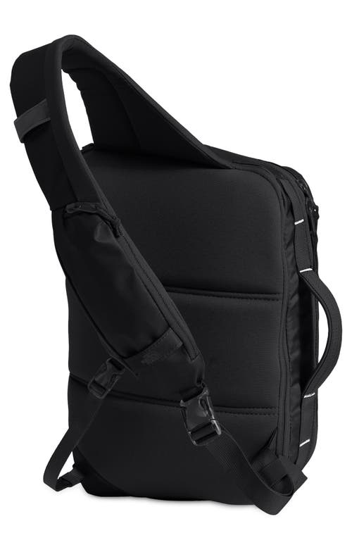 Shop The North Face Base Camp Voyager Sling Backpack In Tnfblack/tnfwhite