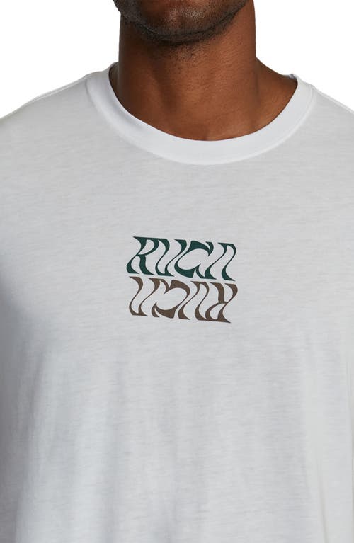 Shop Rvca Flip Flow Performance Graphic T-shirt In White