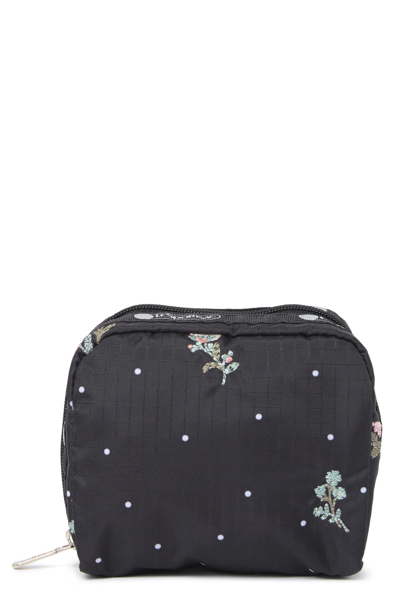 Lesportsac Patterned Square Cosmetic Bag In Flower Dreamcatcher