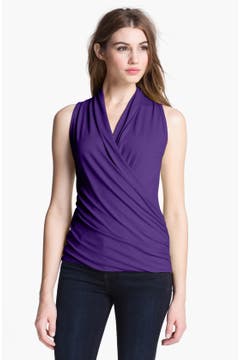 Vince Camuto Faux Wrap Top | Nordstrom