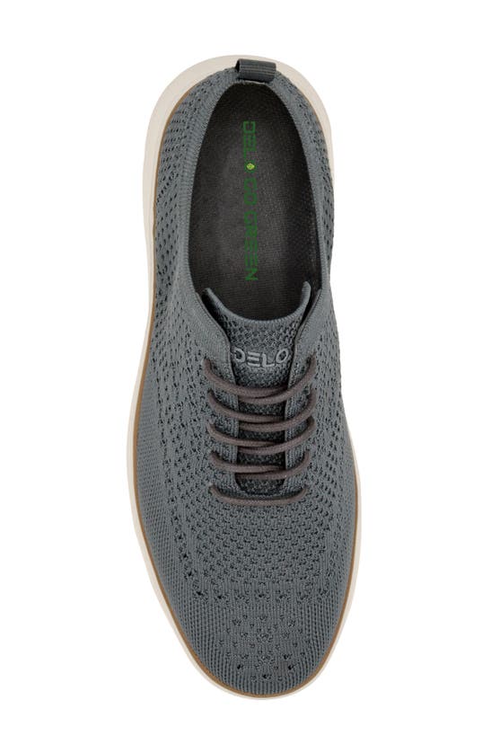 Delo Go Green Mesh Sneaker In Grey