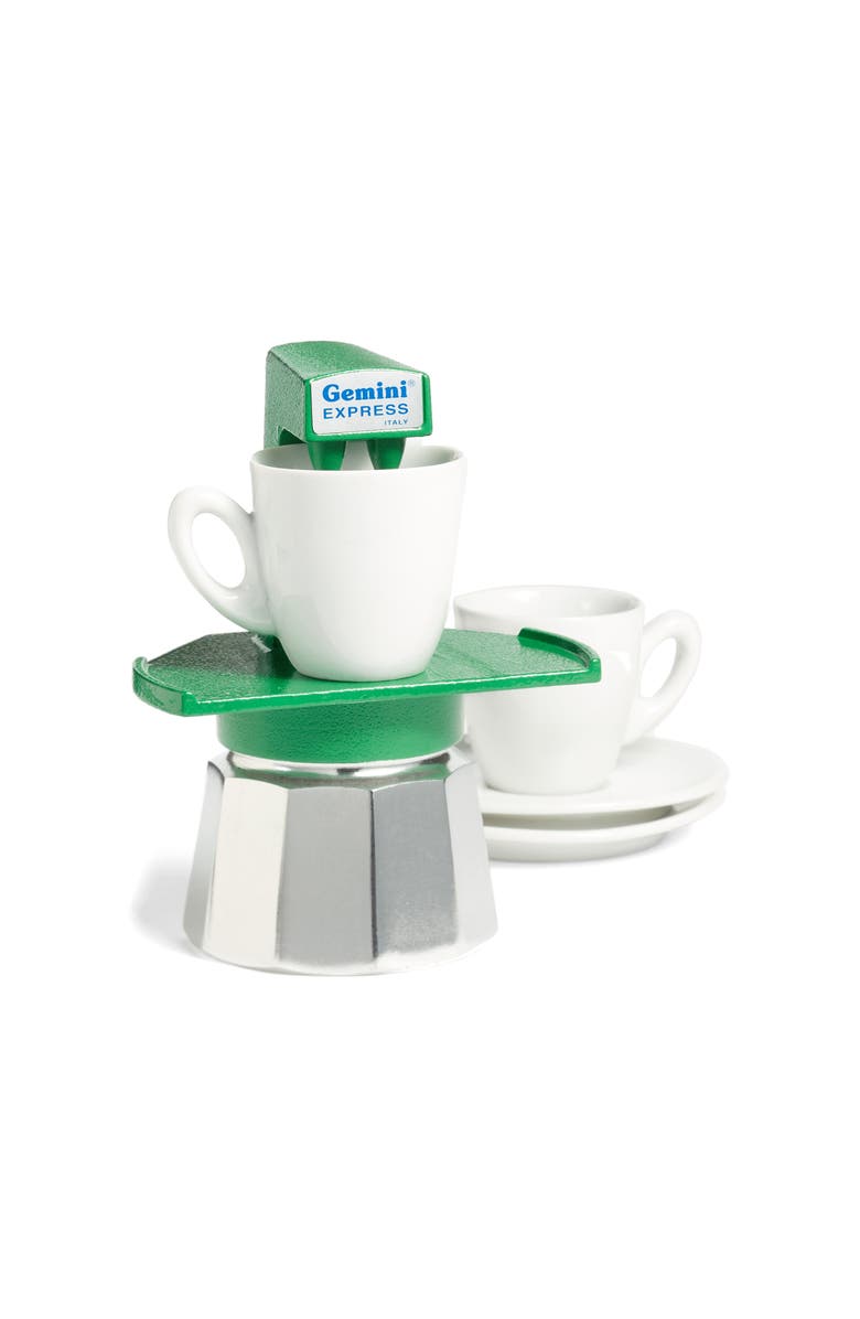 MOMA Design Store Gemini Espresso Maker, Main, color, GREEN