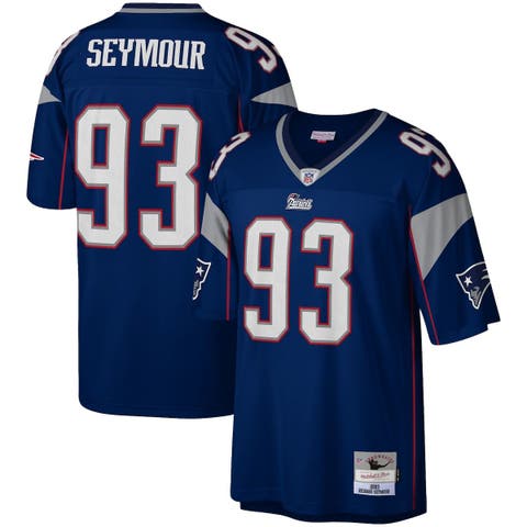 Mitchell & Ness Tedy Bruschi Royal/red New England Patriots 1996 Split  Legacy Replica Jersey At Nordstrom for Men