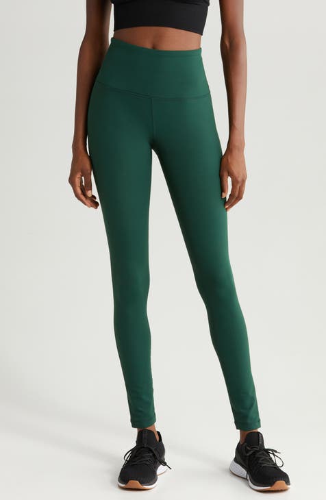 adidas Sports Club High-Waist 7/8 Leggings - Green