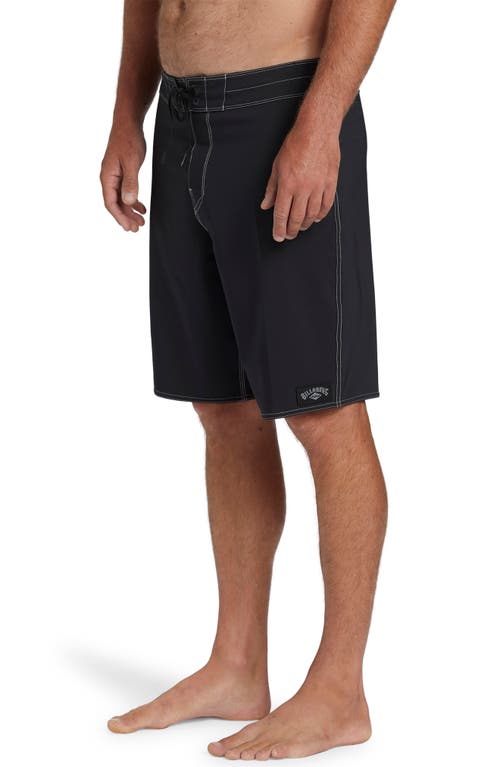 Shop Billabong Core Lord Pro Water Repellent Board Shorts In Black