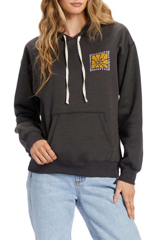 Billabong Take Me to Paradise Graphic Hoodie in Off Black at Nordstrom, Size X-Small
