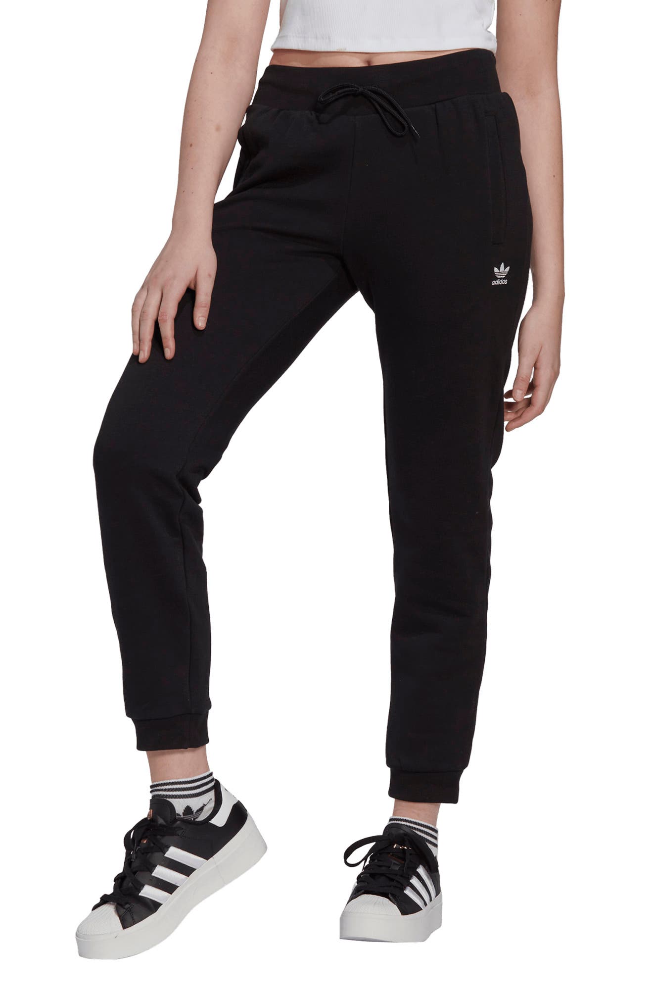 womens adidas slim fit track pants