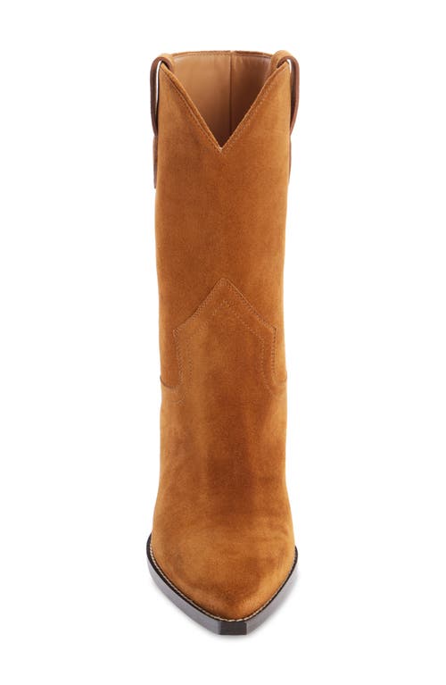 Shop Isabel Marant Dahope Western Boot In Cognac