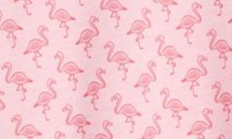 Shop Johnston & Murphy Xc4® Flamingo Print Performance Golf Polo In Pink