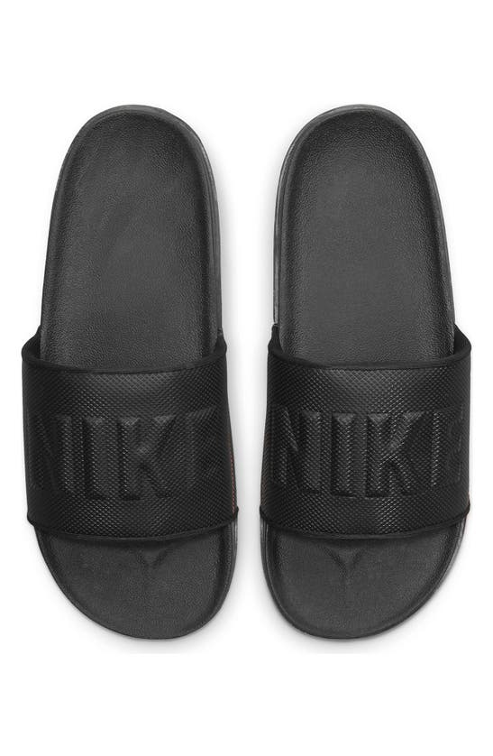 Nike Offcourt Sport Slide In Black/ Black/ Chile Red