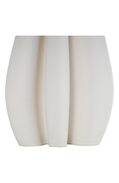 VIVIAN LUNE HOME VIVIAN LUNE HOME WHITE CERAMIC VASE