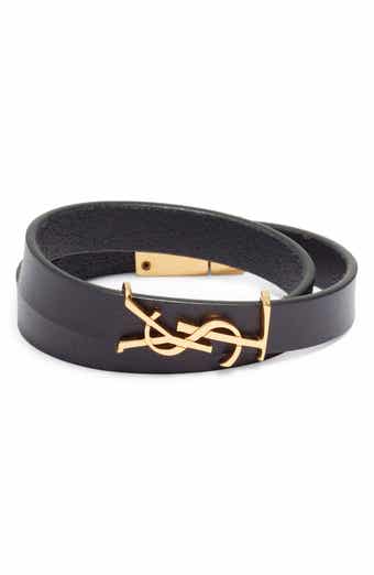 Yves Saint Laurent, Jewelry, Yves Saint Laurent Monogram Double Wrap  Bracelet